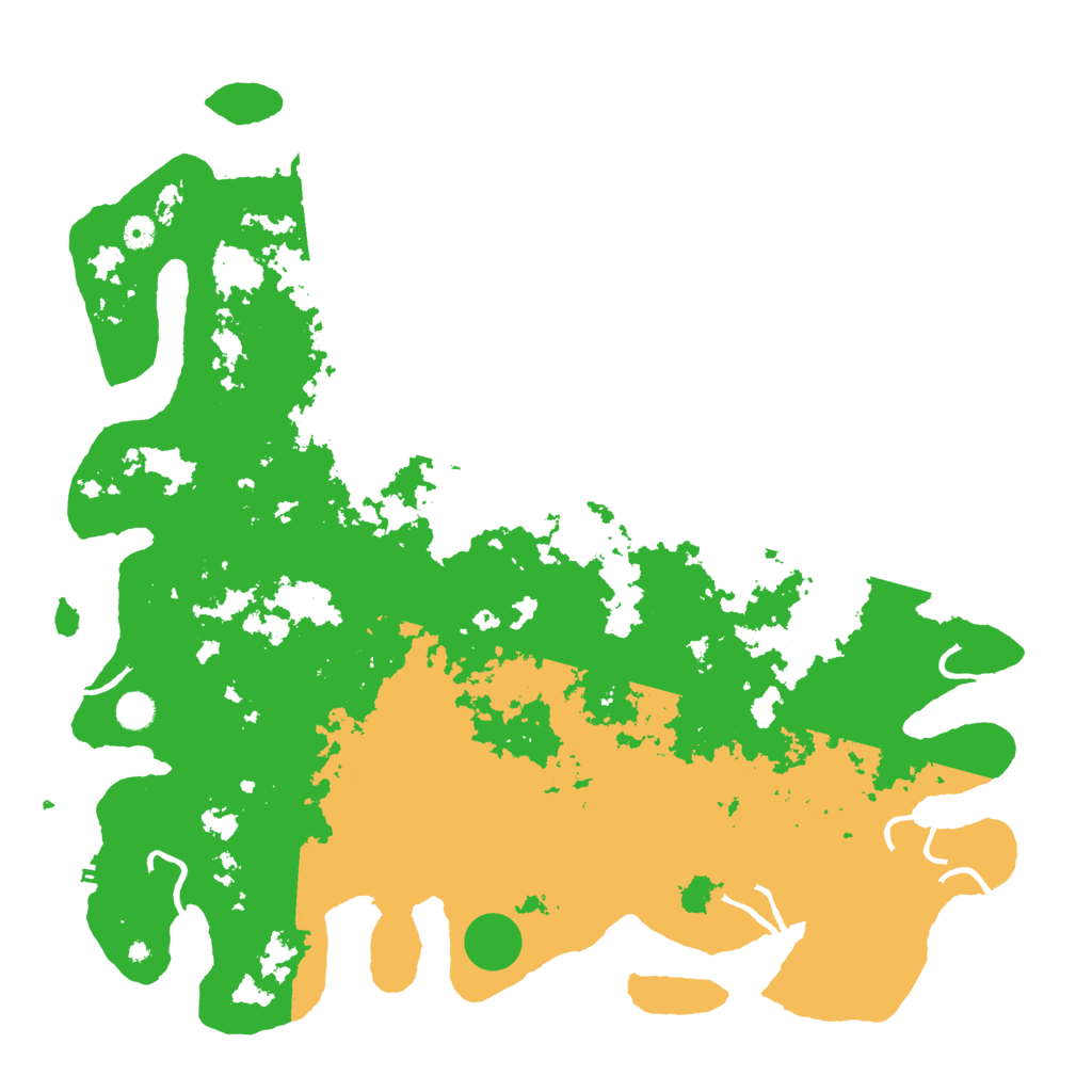Biome Rust Map: Procedural Map, Size: 5000, Seed: 61720