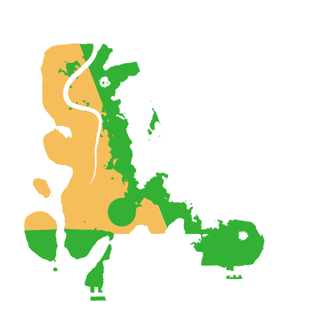 Biome Rust Map: Procedural Map, Size: 3000, Seed: 2055521320