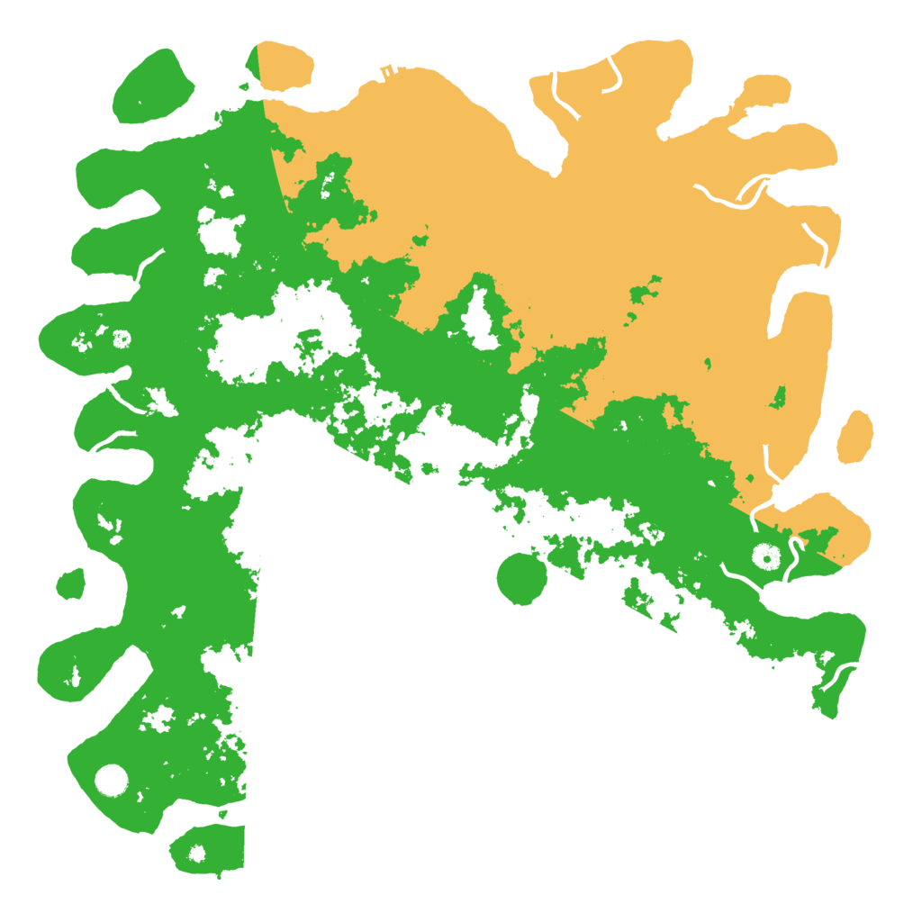 Biome Rust Map: Procedural Map, Size: 5000, Seed: 2787