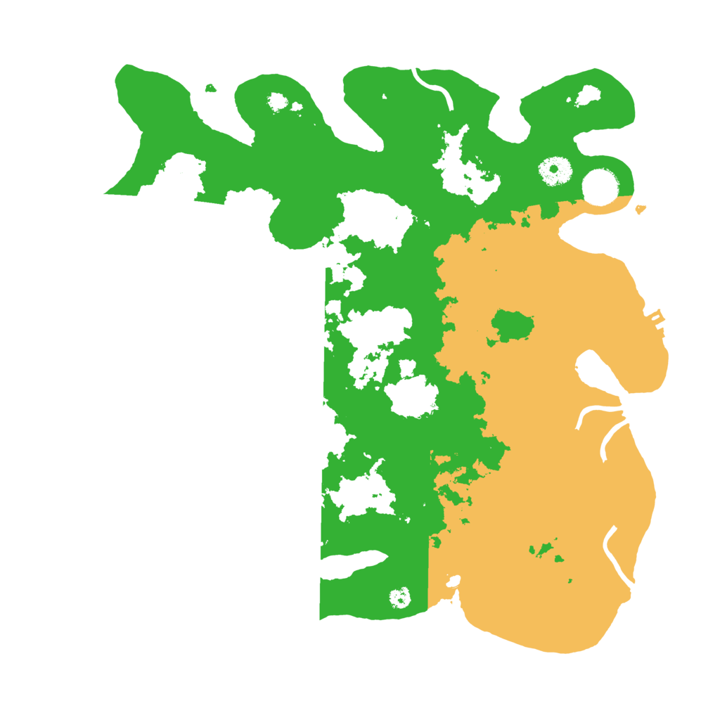 Biome Rust Map: Procedural Map, Size: 3500, Seed: 7212