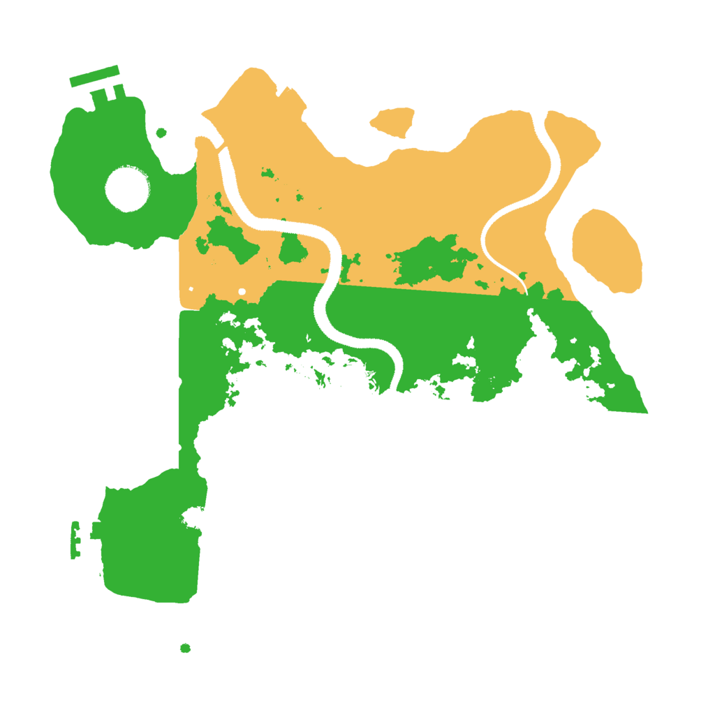 Biome Rust Map: Procedural Map, Size: 2888, Seed: 69426