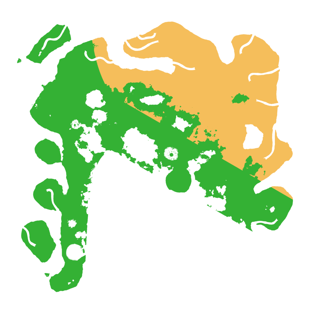 Biome Rust Map: Procedural Map, Size: 3500, Seed: 406417820
