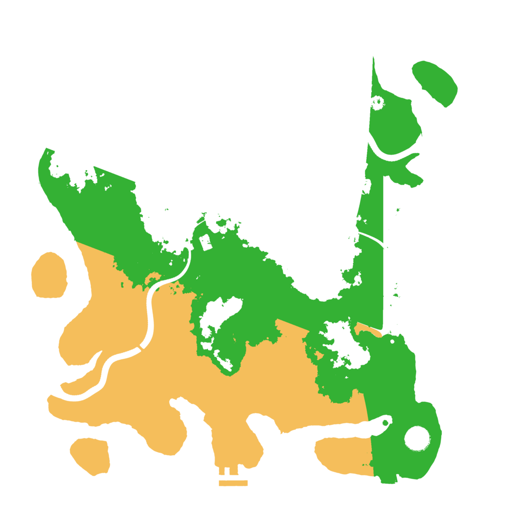 Biome Rust Map: Procedural Map, Size: 3600, Seed: 765437