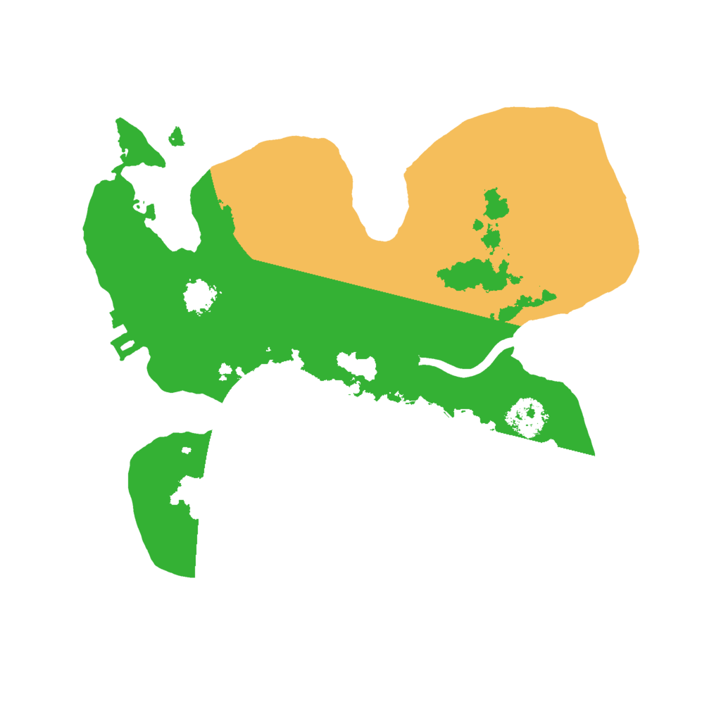 Biome Rust Map: Procedural Map, Size: 2000, Seed: 1520105471