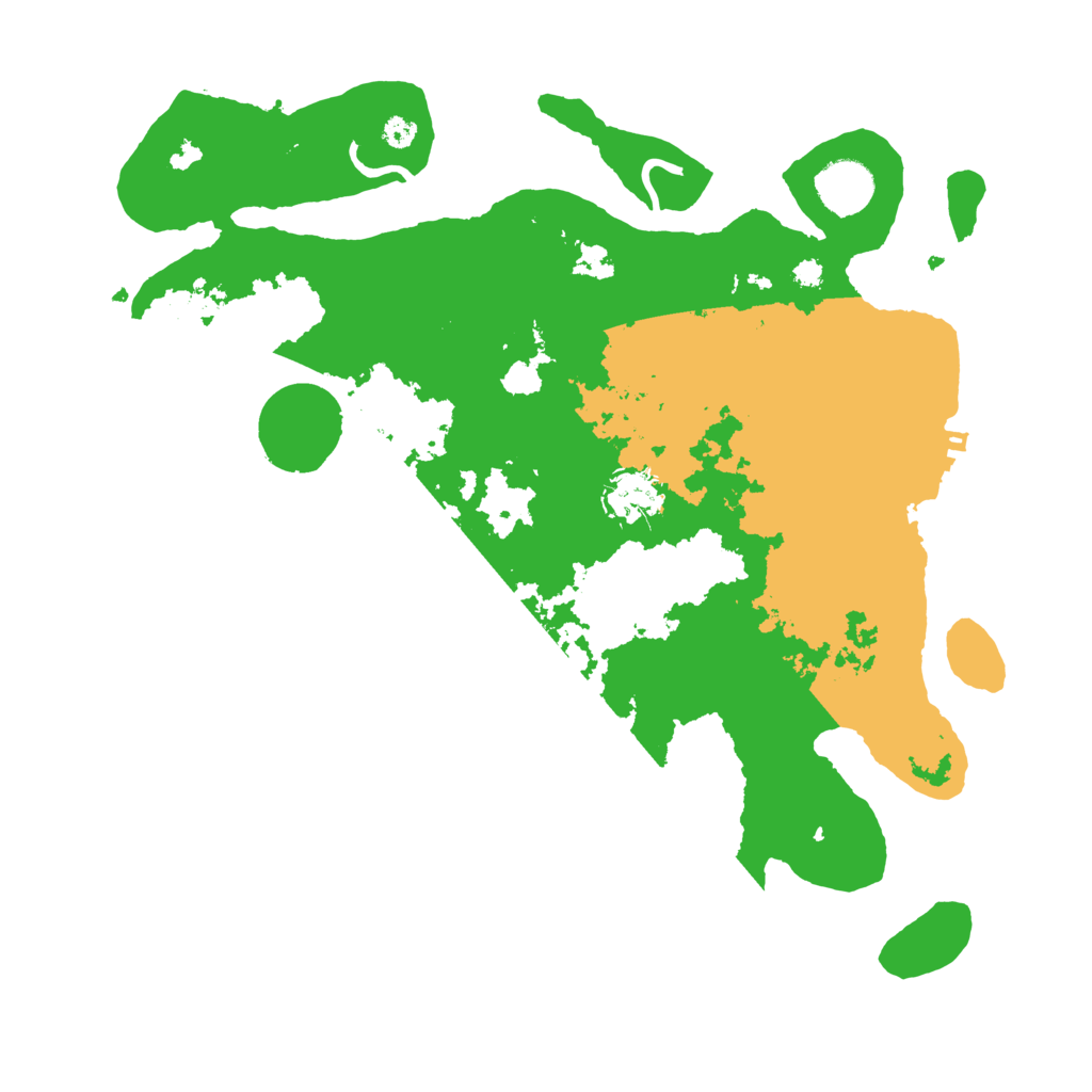 Biome Rust Map: Procedural Map, Size: 3500, Seed: 56486225