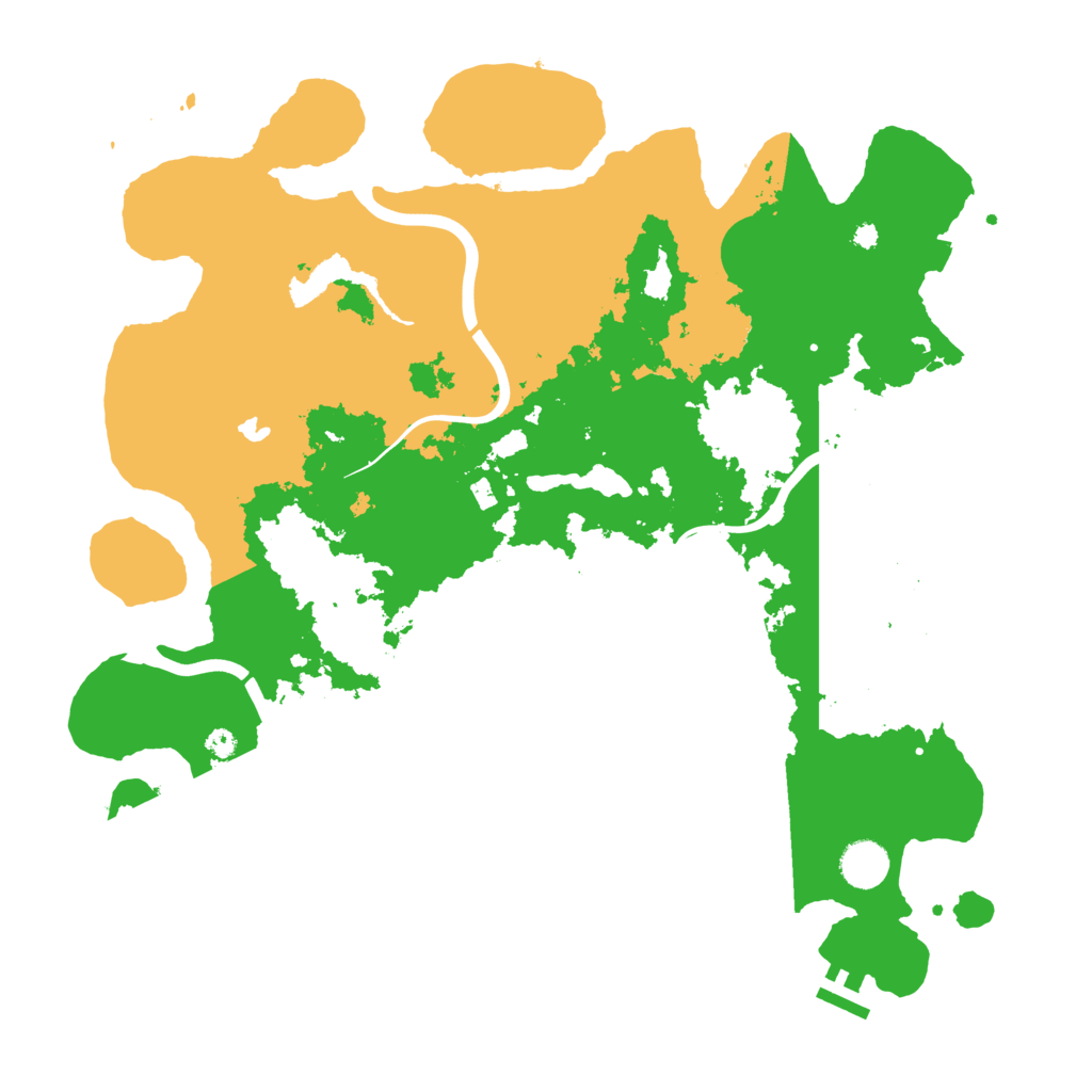 Biome Rust Map: Procedural Map, Size: 4000, Seed: 29014