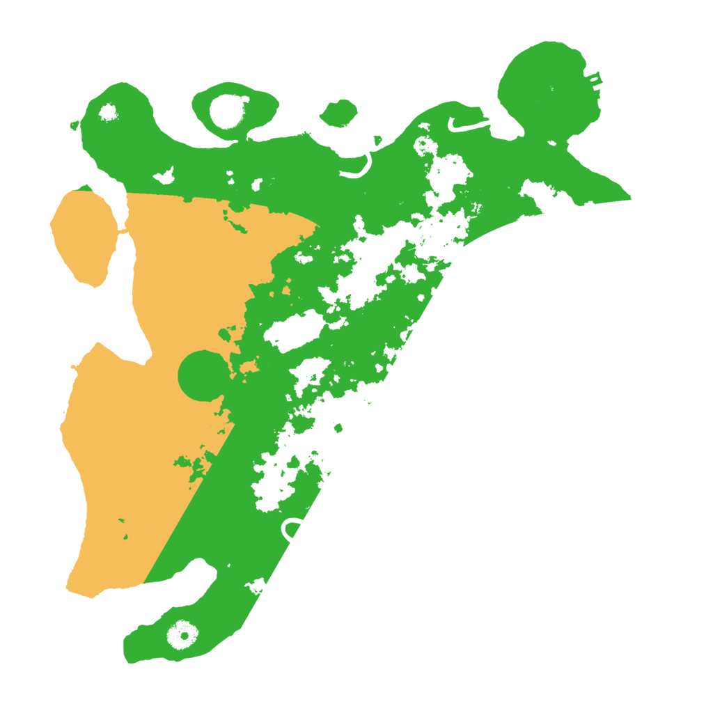Biome Rust Map: Procedural Map, Size: 3700, Seed: 2035206823