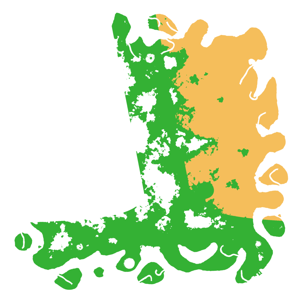 Biome Rust Map: Procedural Map, Size: 5000, Seed: 123275494