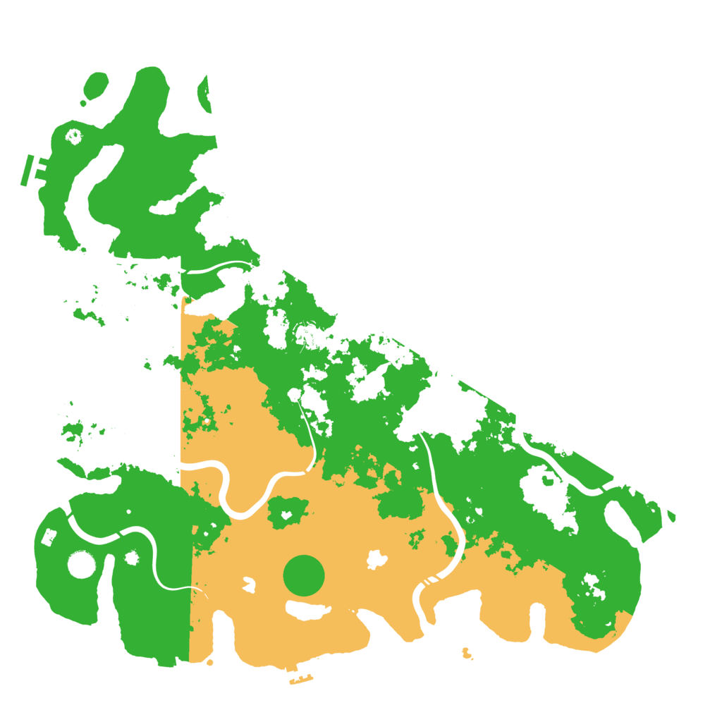 Biome Rust Map: Procedural Map, Size: 4600, Seed: 2069461091