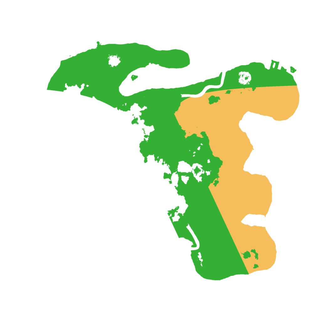 Biome Rust Map: Procedural Map, Size: 2500, Seed: 1512782140