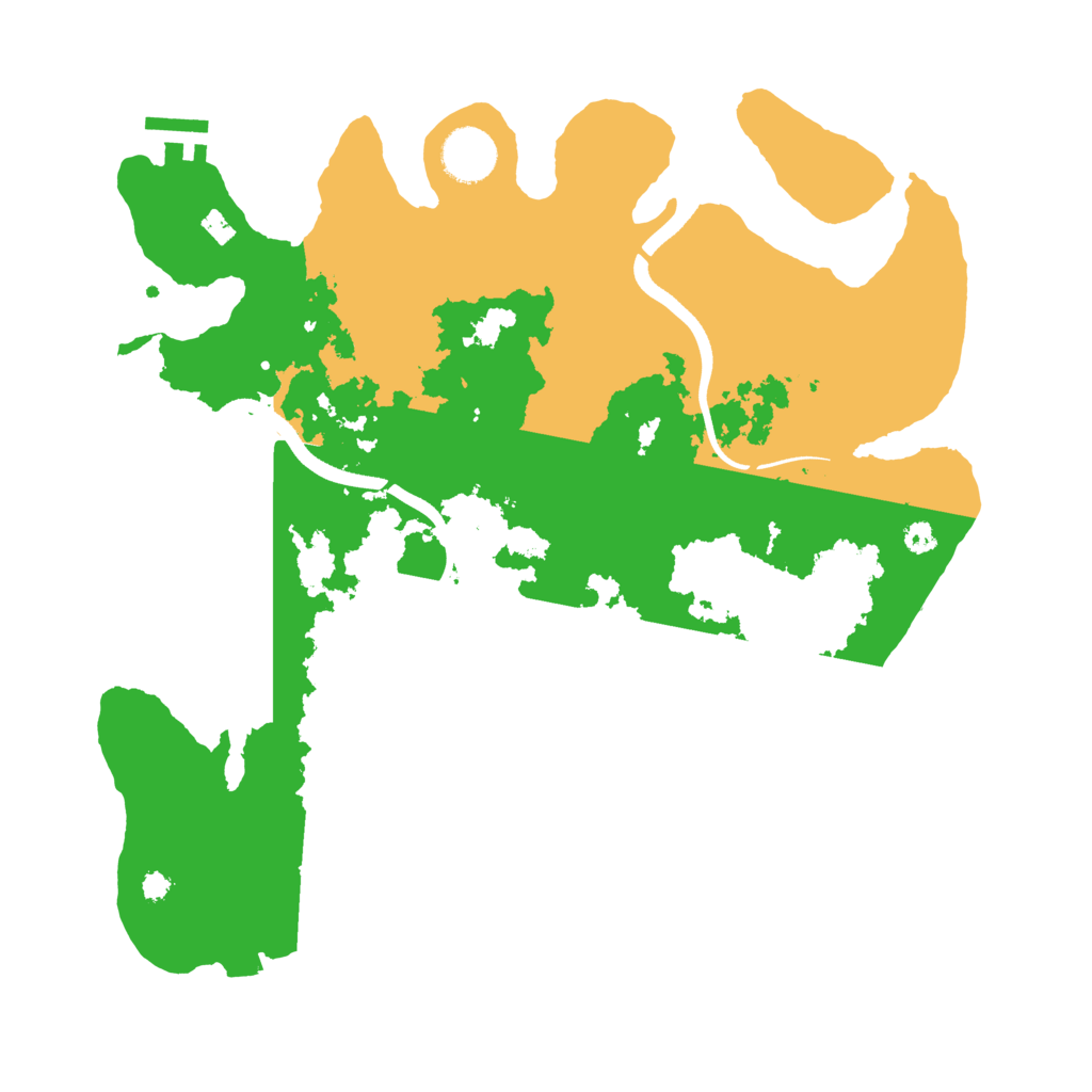 Biome Rust Map: Procedural Map, Size: 3500, Seed: 567011