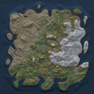 Thumbnail Rust Map: Procedural Map, Size: 4250, Seed: 2139343147, 18 Monuments