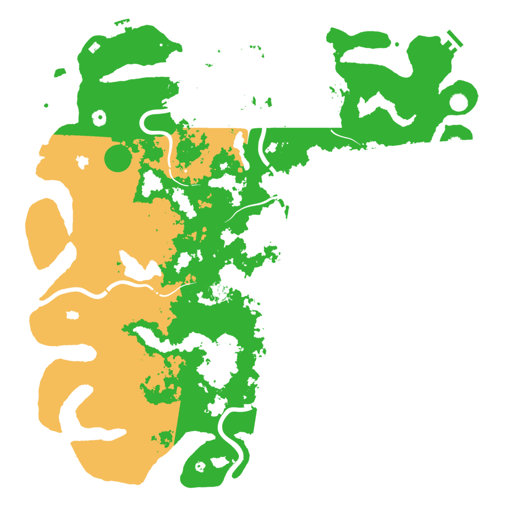 Biome Rust Map: Procedural Map, Size: 5000, Seed: 2651