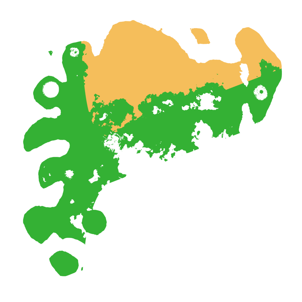 Biome Rust Map: Procedural Map, Size: 3300, Seed: 86765542