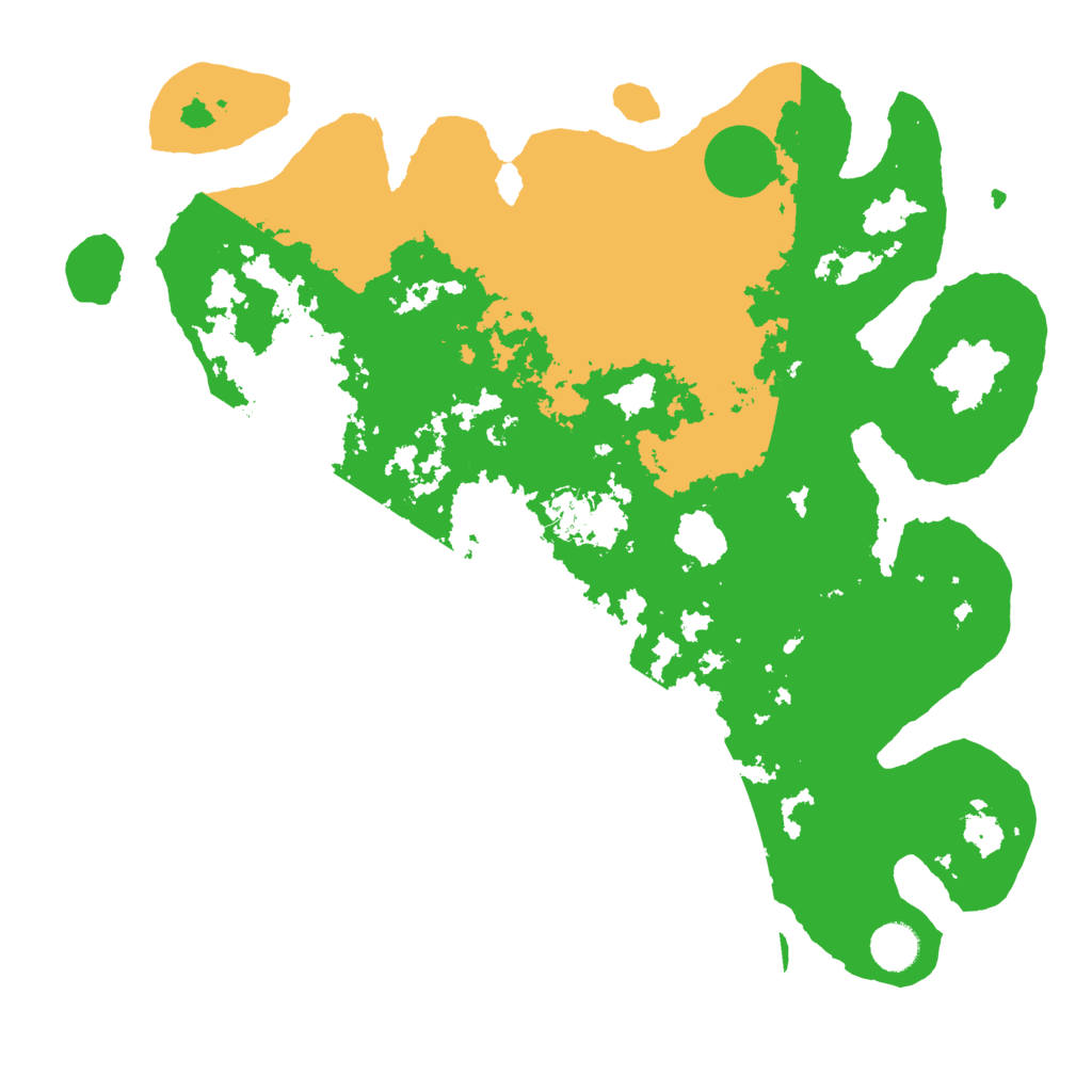 Biome Rust Map: Barren, Size: 4000, Seed: 4215213