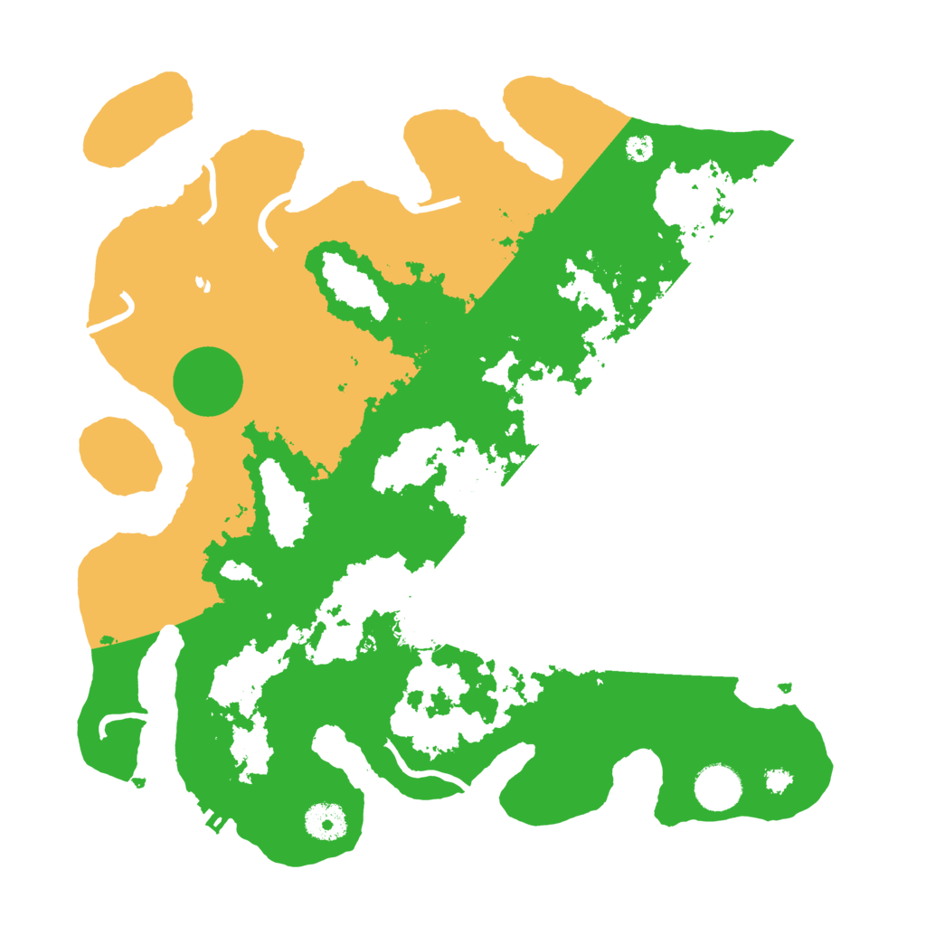 Biome Rust Map: Procedural Map, Size: 3500, Seed: 2022012076