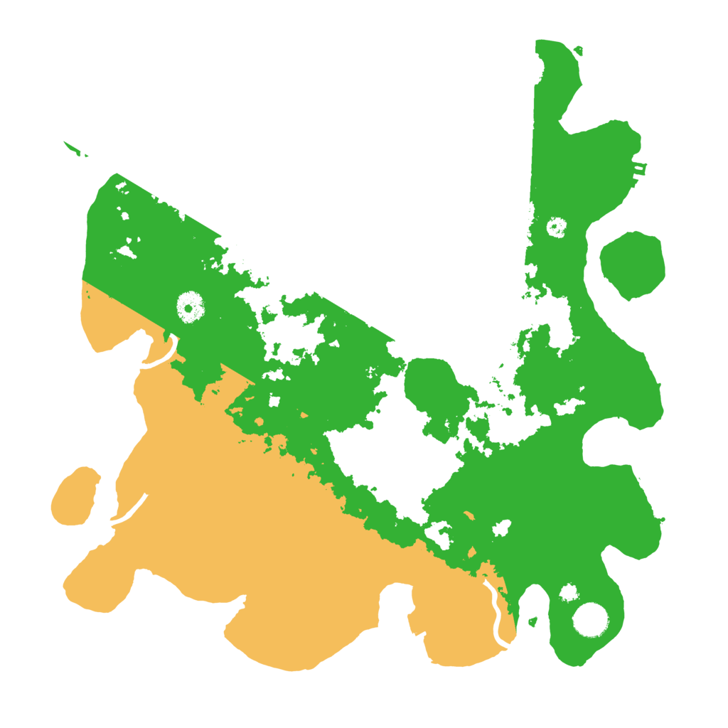 Biome Rust Map: Procedural Map, Size: 3700, Seed: 881415506