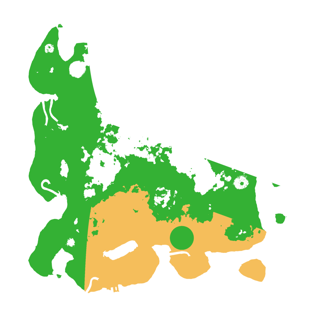 Biome Rust Map: Procedural Map, Size: 3500, Seed: 960592039
