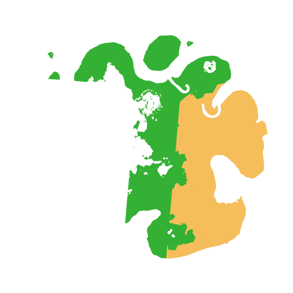 Biome Rust Map: Procedural Map, Size: 2385, Seed: 564968576