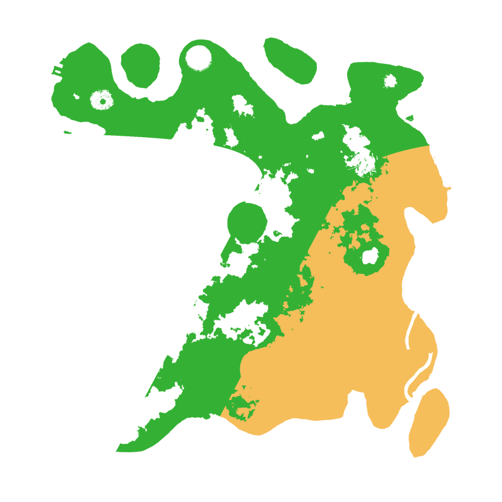 Biome Rust Map: Procedural Map, Size: 3500, Seed: 702307046