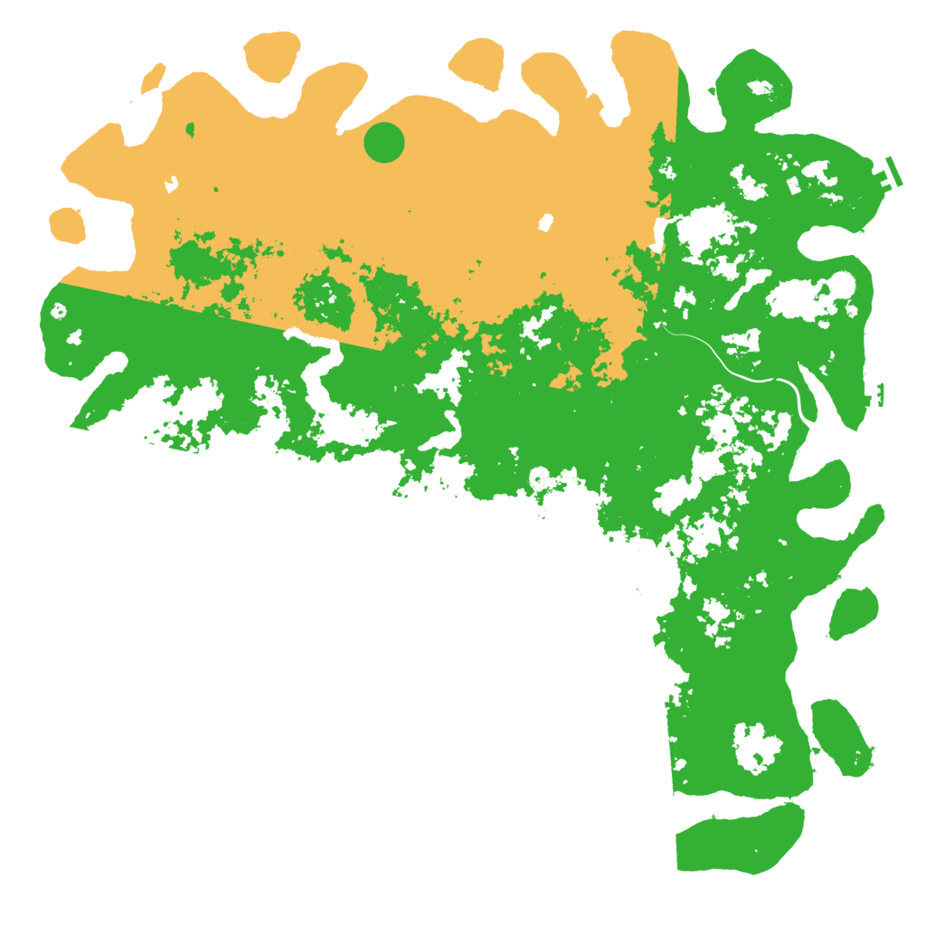 Biome Rust Map: Procedural Map, Size: 6000, Seed: 465709262