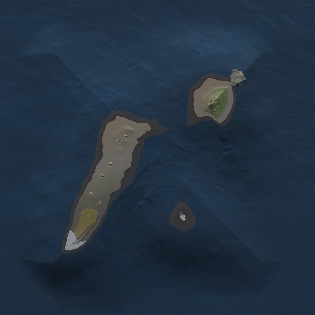 Rust Map: Procedural Map, Size: 1000, Seed: 222474037, 3 Monuments