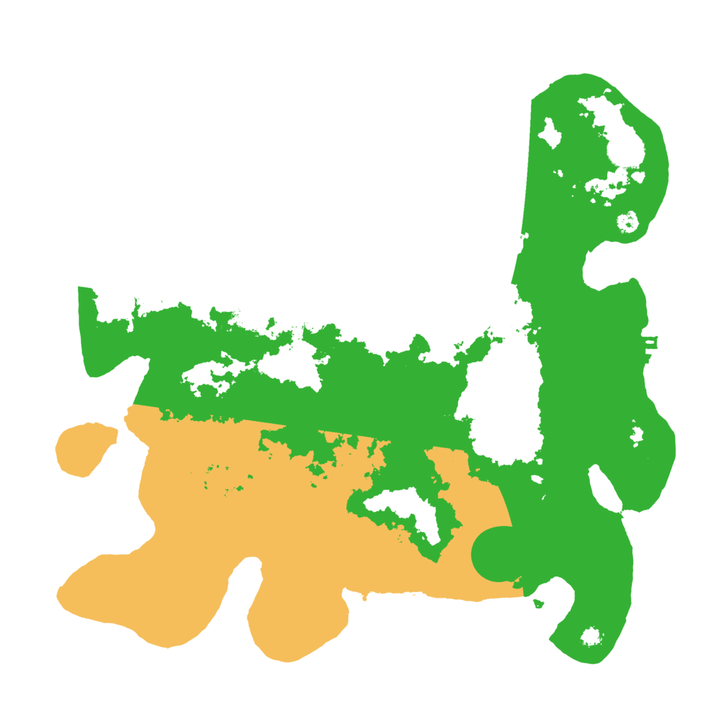 Biome Rust Map: Procedural Map, Size: 3500, Seed: 689283085