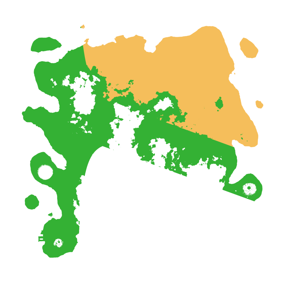 Biome Rust Map: Procedural Map, Size: 3500, Seed: 862686805
