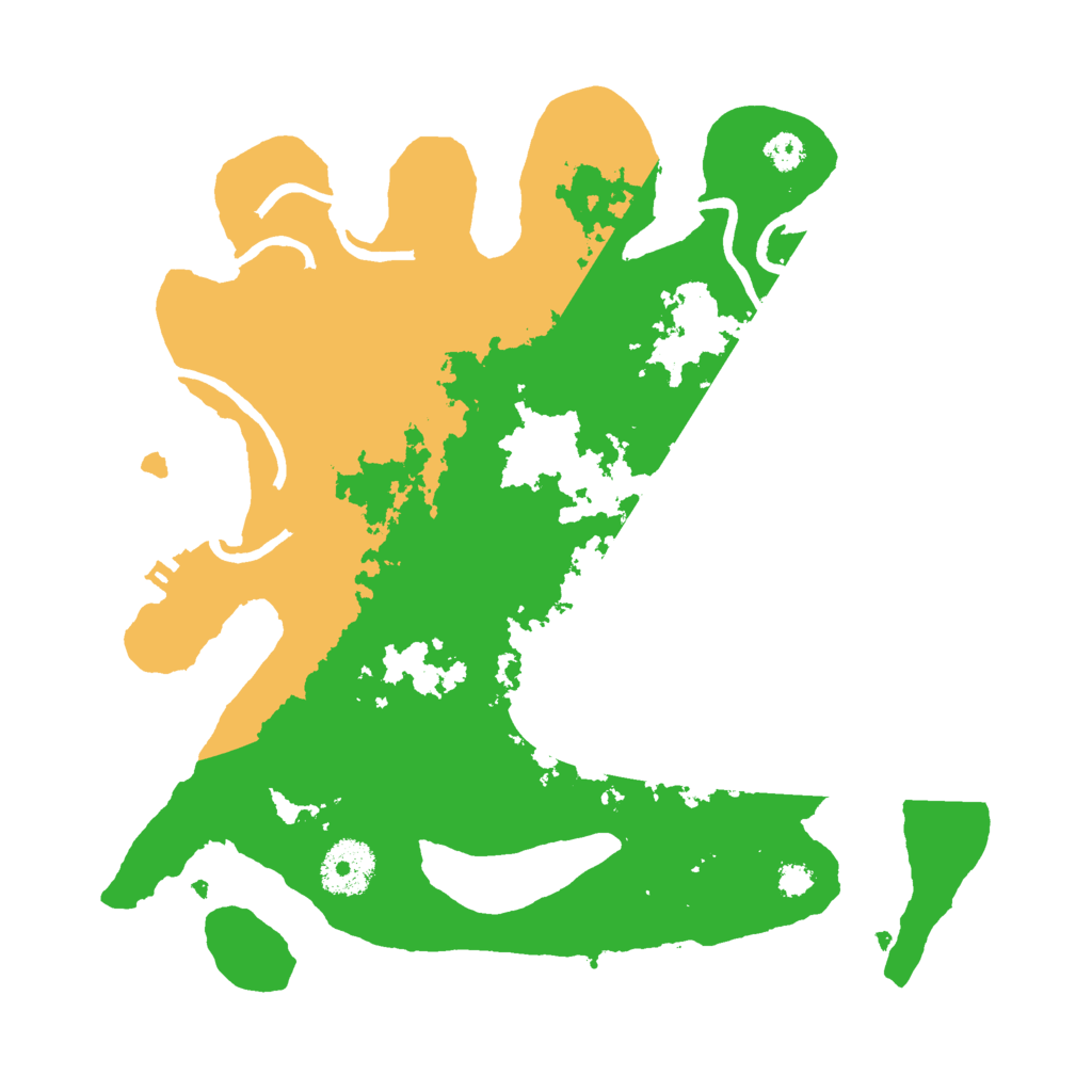 Biome Rust Map: Procedural Map, Size: 3000, Seed: 23462456