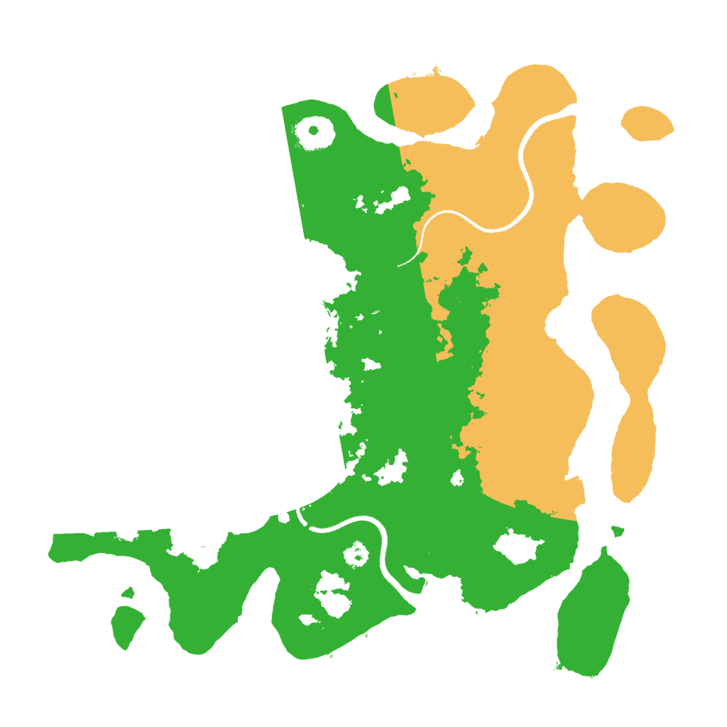 Biome Rust Map: Procedural Map, Size: 3000, Seed: 1076786593