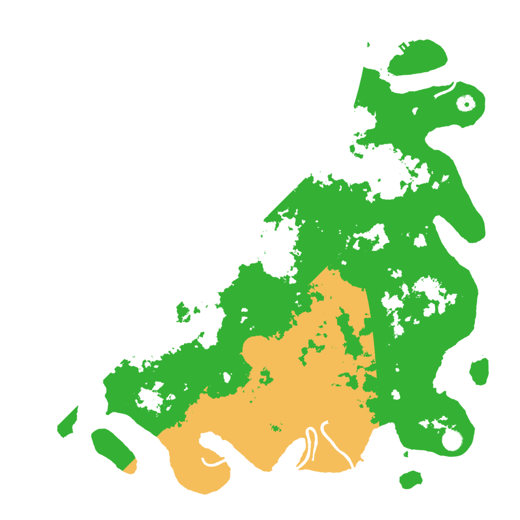 Biome Rust Map: Procedural Map, Size: 4500, Seed: 1811240566