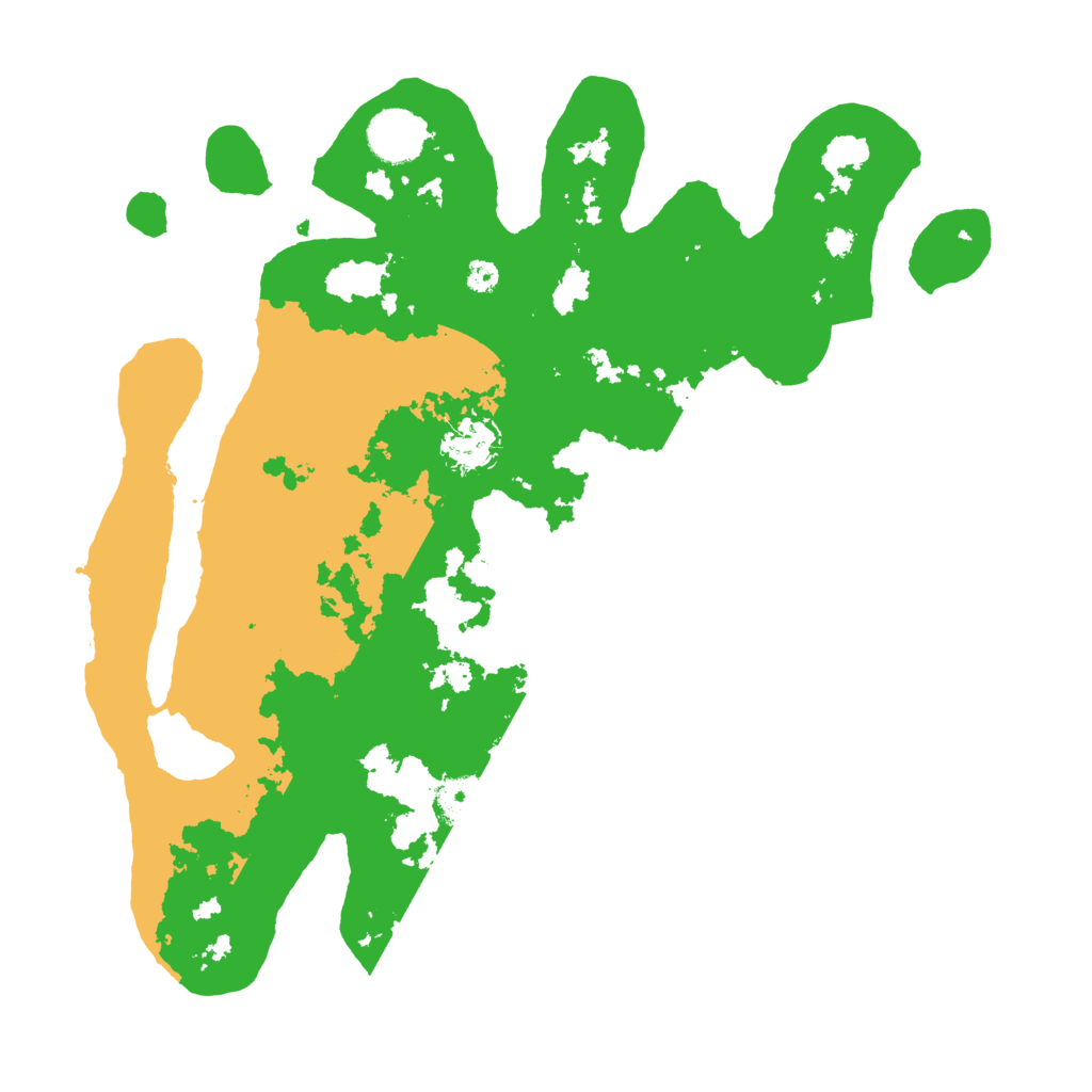 Biome Rust Map: Procedural Map, Size: 3500, Seed: 37546679
