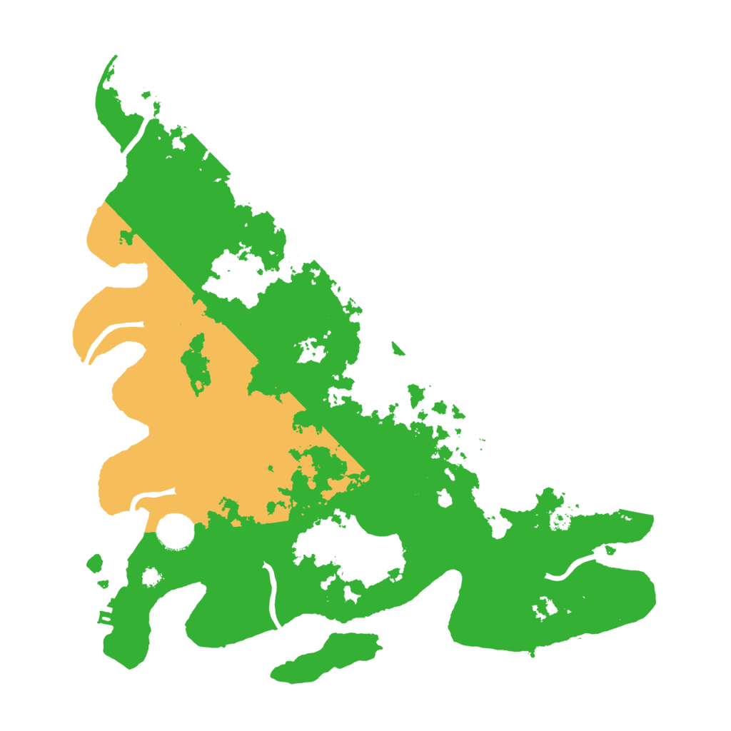 Biome Rust Map: Procedural Map, Size: 3500, Seed: 2095636479