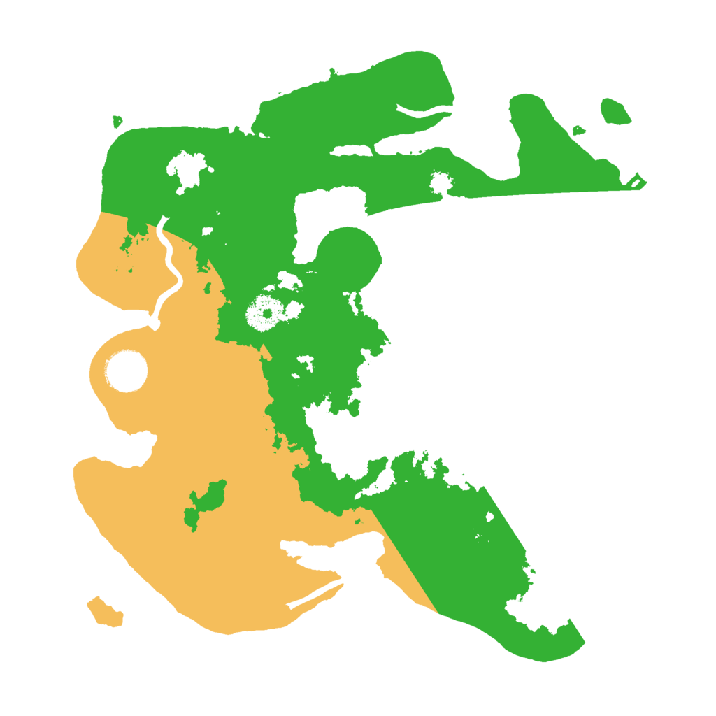 Biome Rust Map: Procedural Map, Size: 3000, Seed: 19483