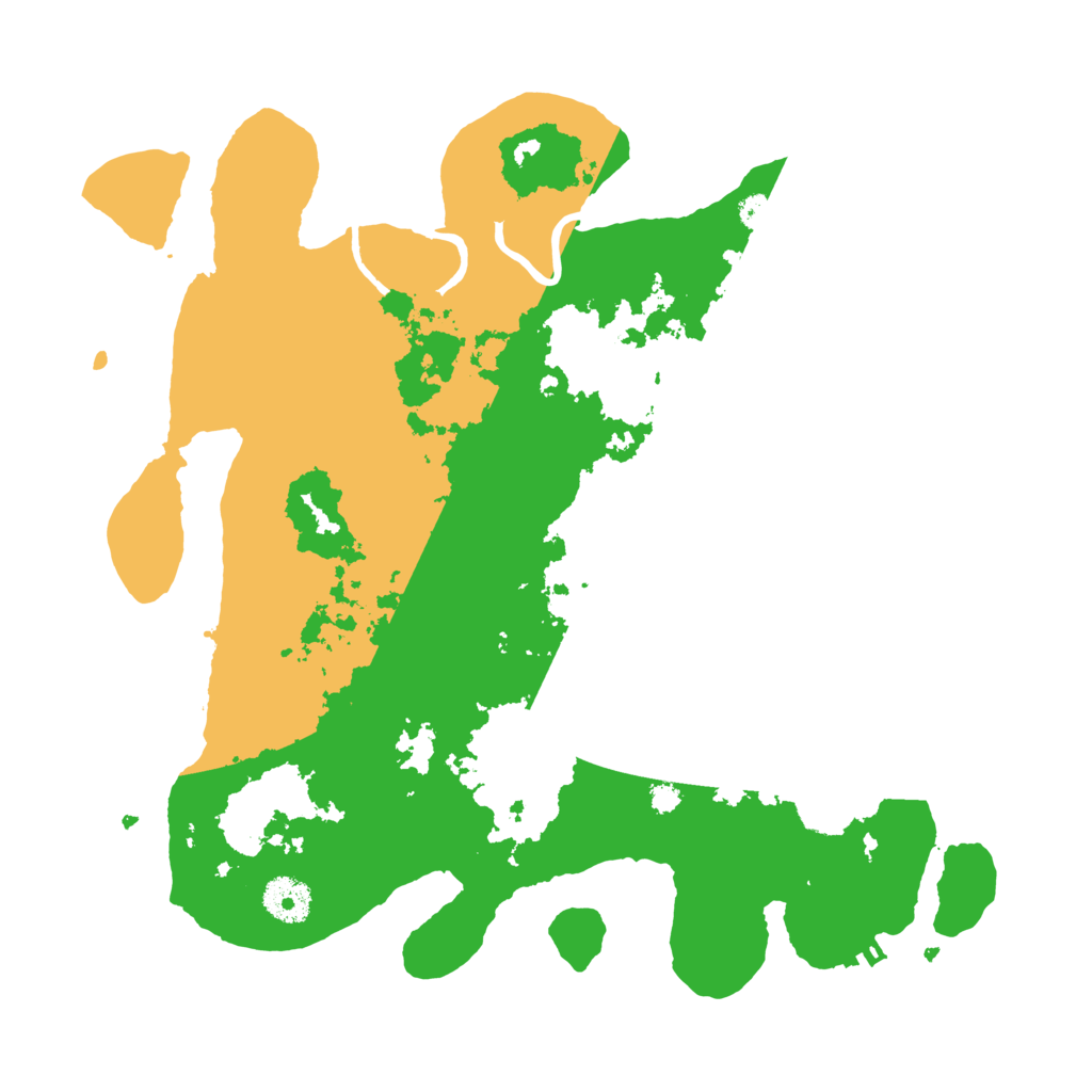 Biome Rust Map: Procedural Map, Size: 3500, Seed: 87643153