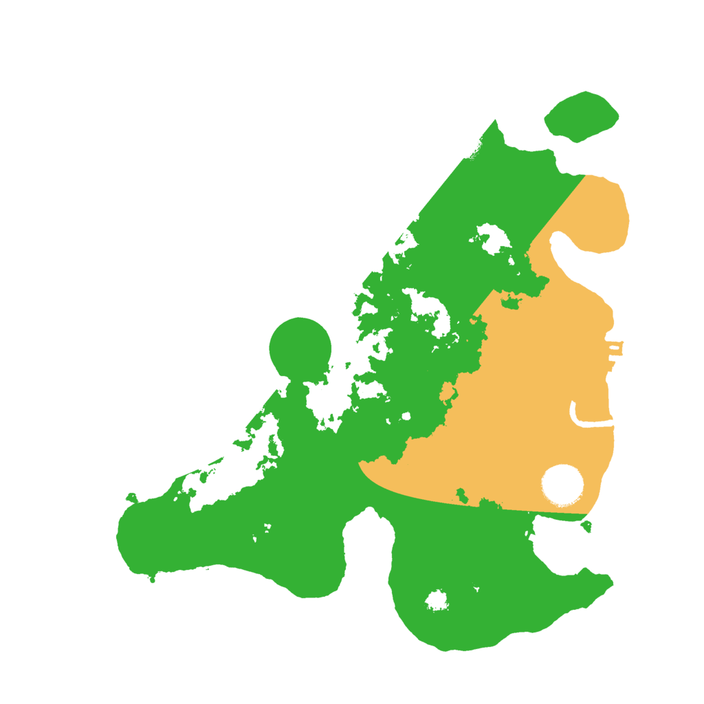 Biome Rust Map: Procedural Map, Size: 3000, Seed: 14400