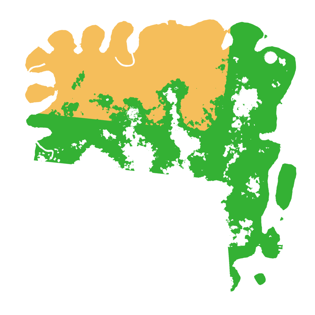 Biome Rust Map: Procedural Map, Size: 4500, Seed: 372