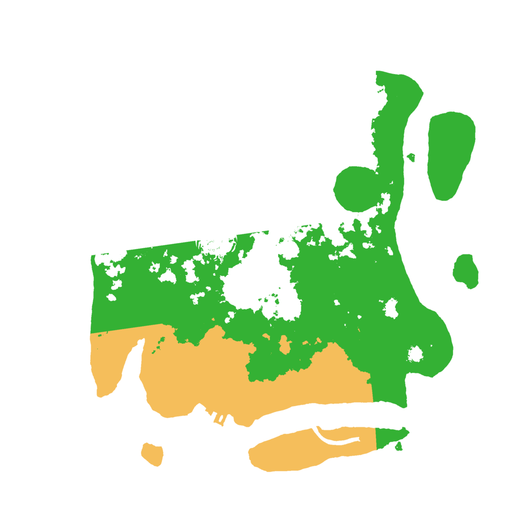 Biome Rust Map: Procedural Map, Size: 3000, Seed: 24500