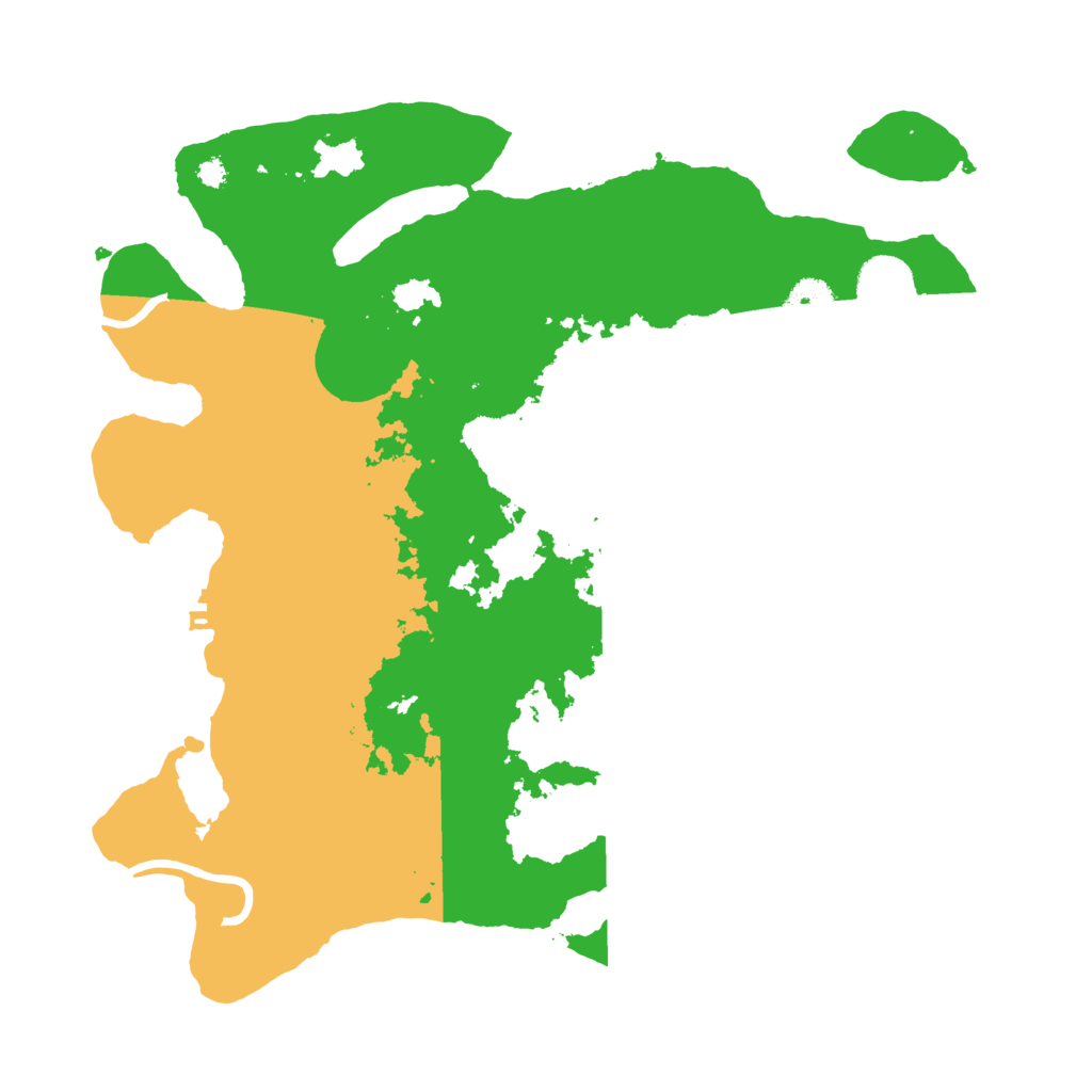Biome Rust Map: Procedural Map, Size: 3500, Seed: 97605612