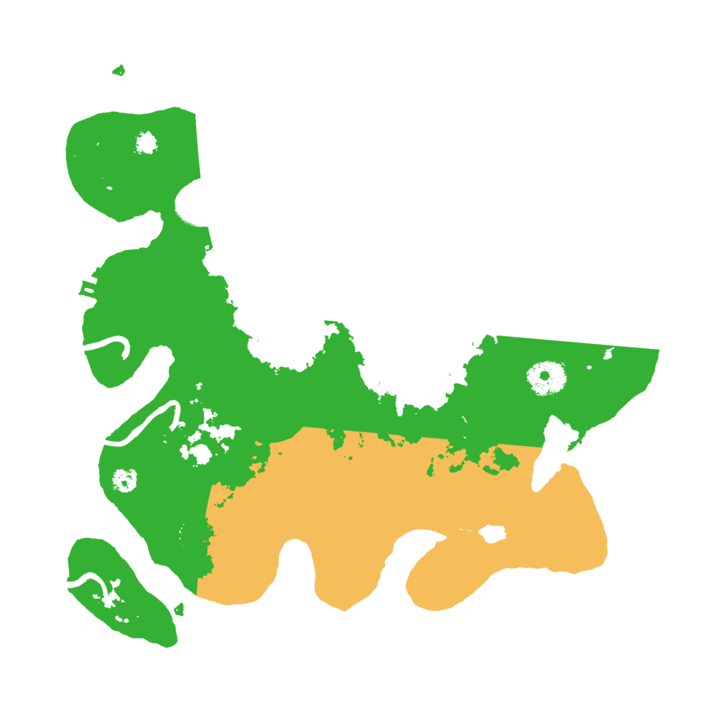 Biome Rust Map: Procedural Map, Size: 3000, Seed: 1430298467