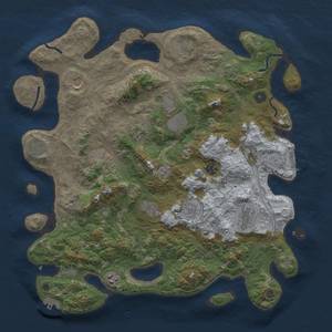 Thumbnail Rust Map: Procedural Map, Size: 4250, Seed: 556295607, 18 Monuments