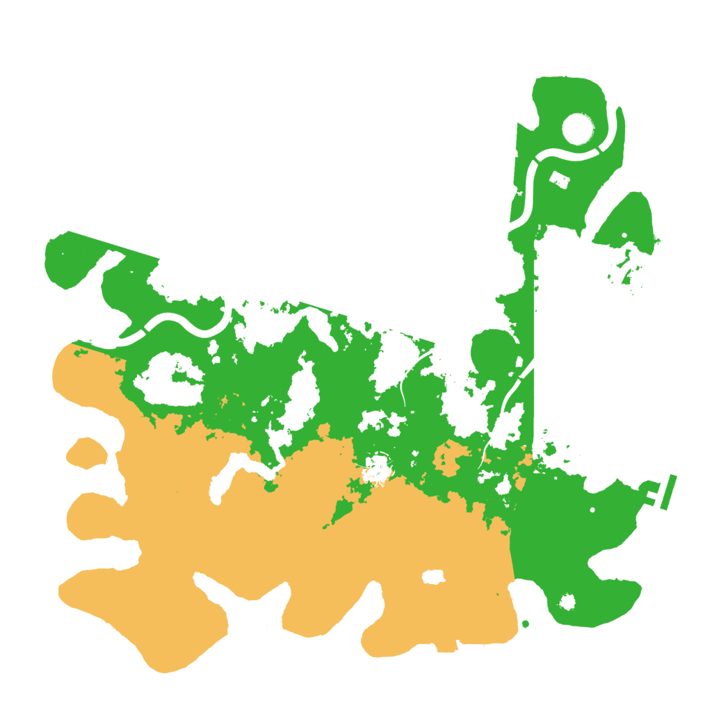 Biome Rust Map: Procedural Map, Size: 4000, Seed: 484234968