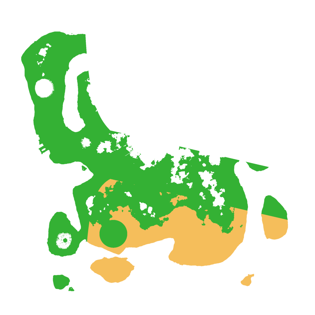 Biome Rust Map: Procedural Map, Size: 3000, Seed: 101522168