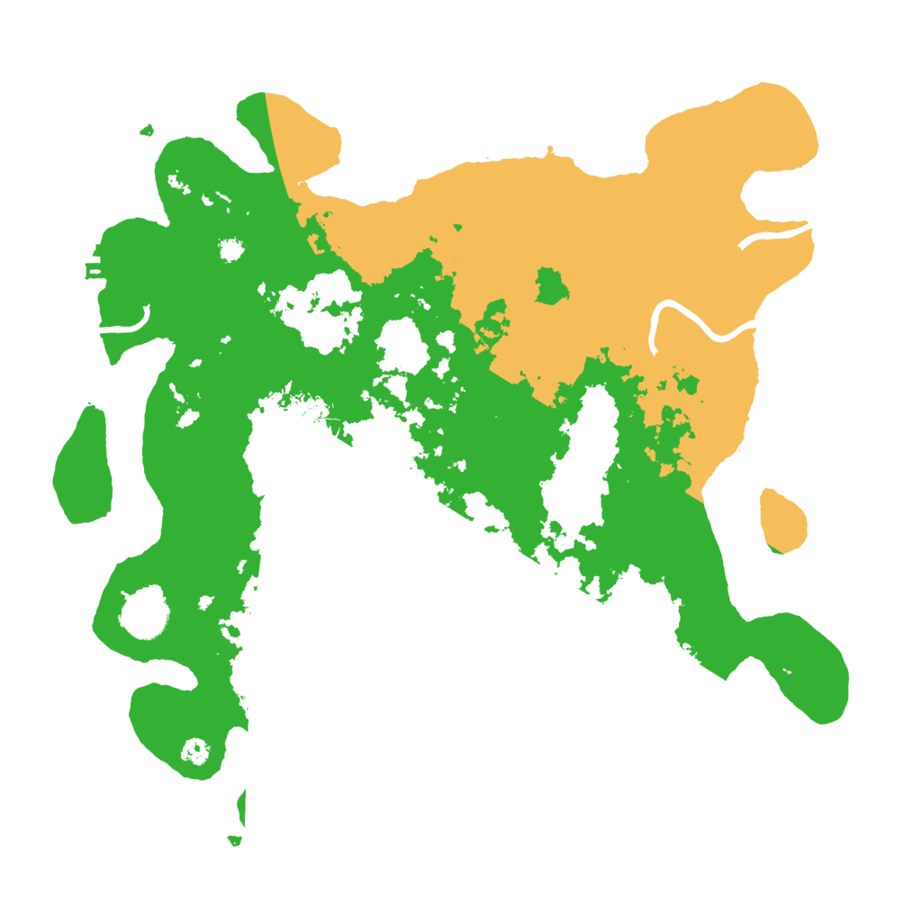 Biome Rust Map: Procedural Map, Size: 3500, Seed: 28022673