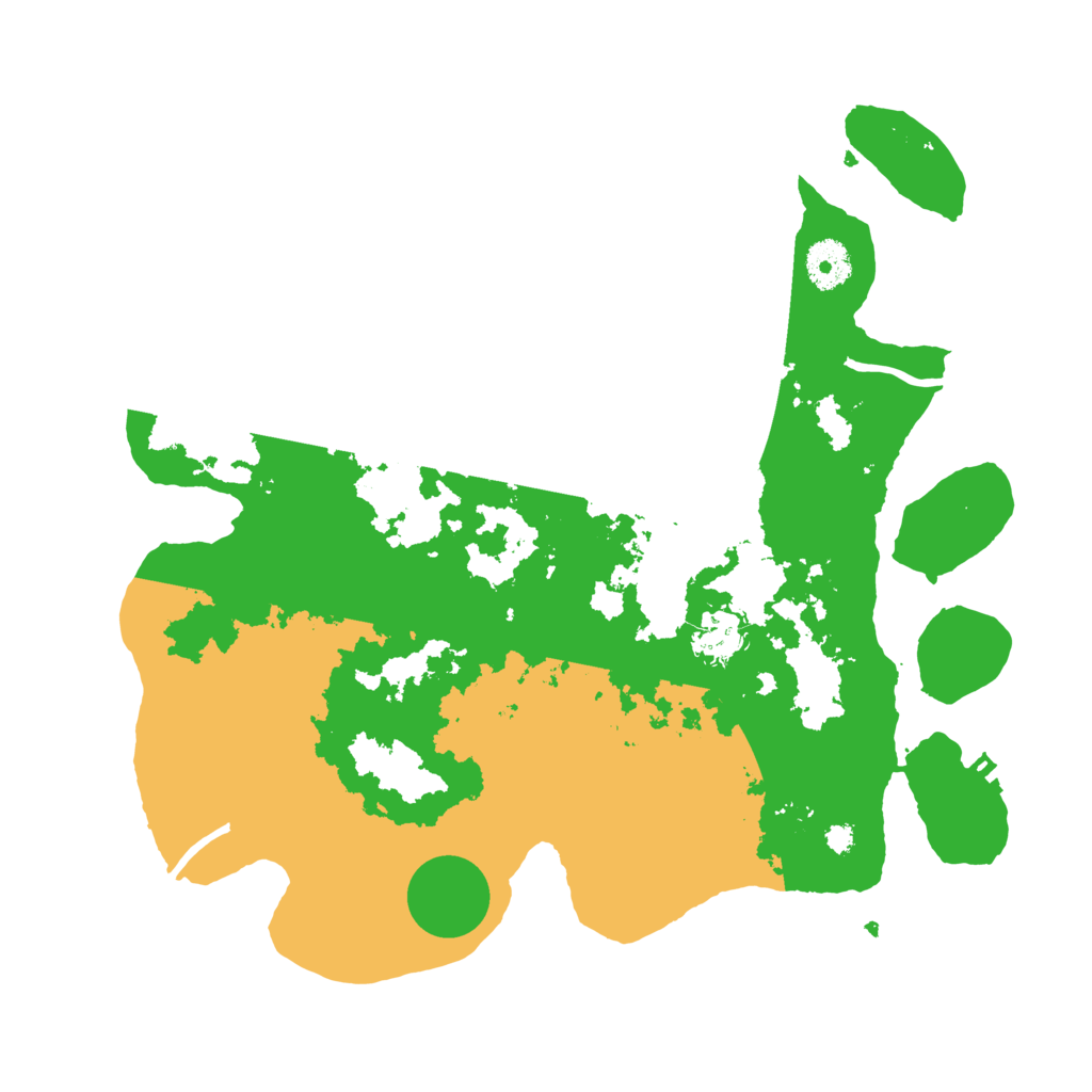 Biome Rust Map: Procedural Map, Size: 3500, Seed: 748888475