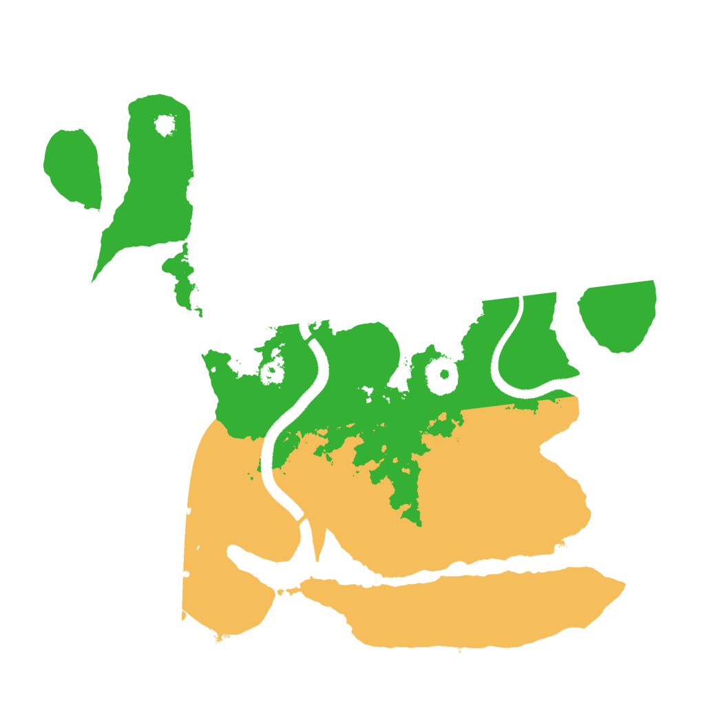 Biome Rust Map: Procedural Map, Size: 3000, Seed: 13027