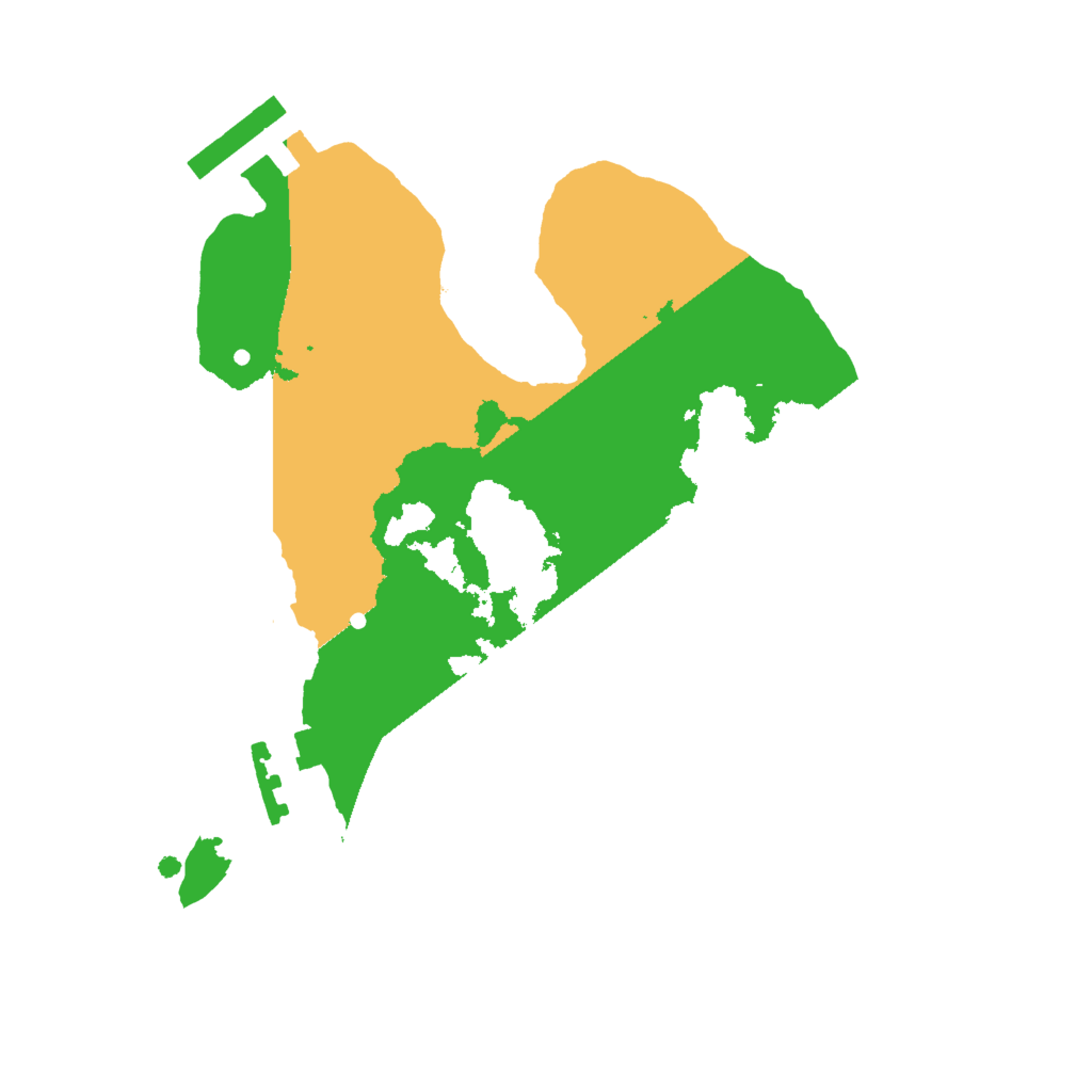 Biome Rust Map: Procedural Map, Size: 2000, Seed: 1278231719
