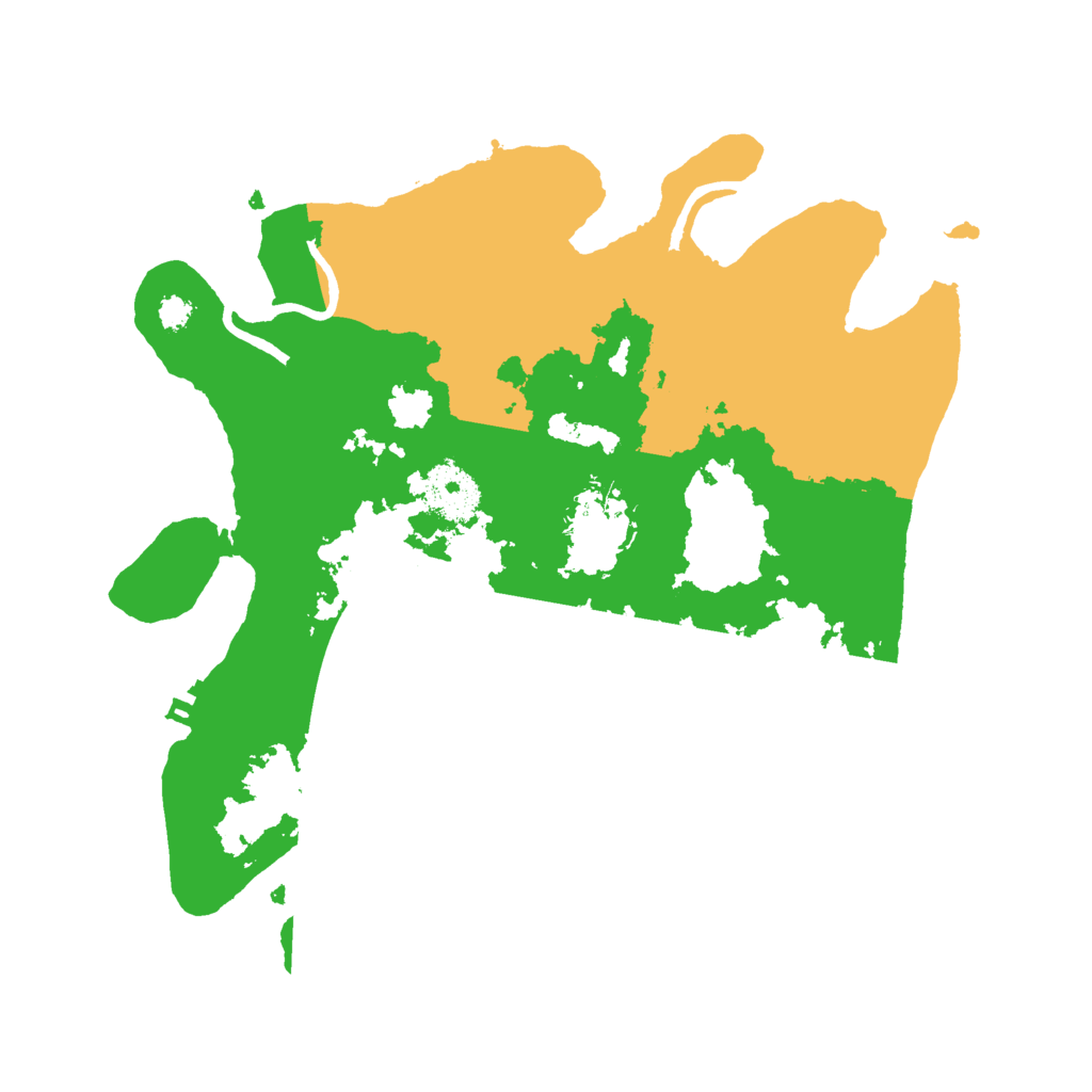 Biome Rust Map: Procedural Map, Size: 3000, Seed: 129499966