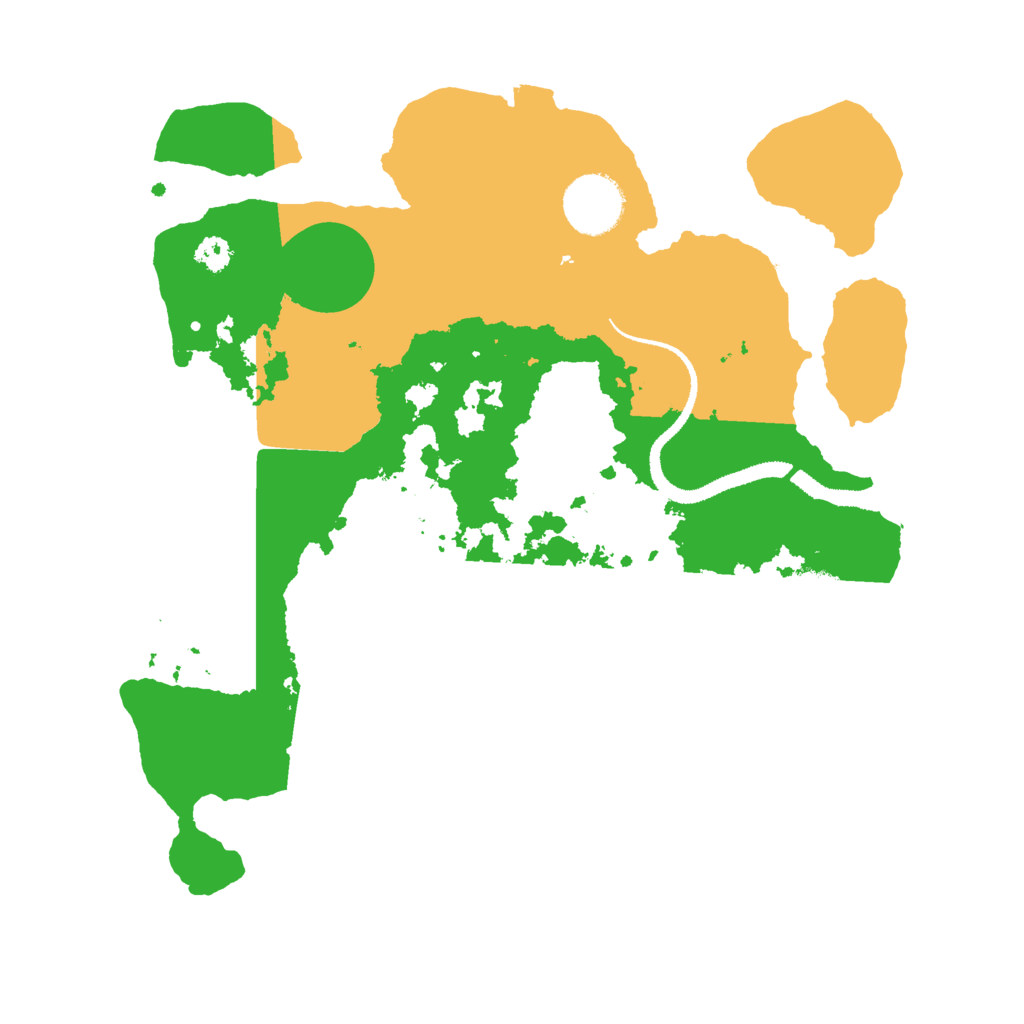 Biome Rust Map: Procedural Map, Size: 3000, Seed: 1993020868