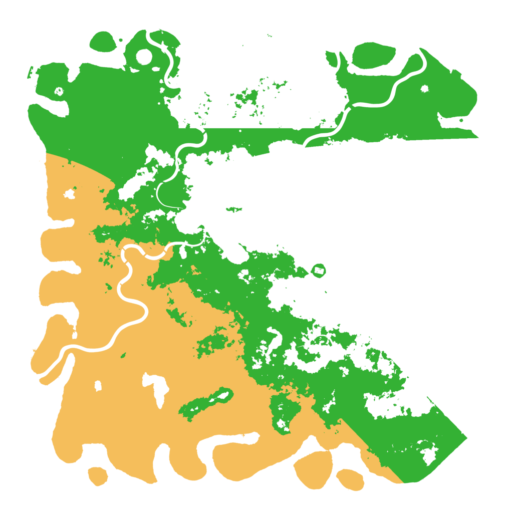 Biome Rust Map: Procedural Map, Size: 6000, Seed: 5335